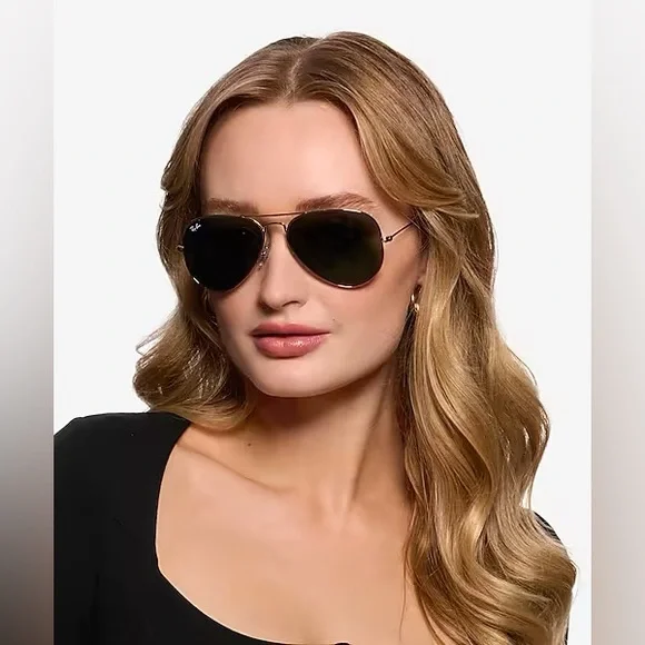 rayban rb3025 aviator large metal gold unisex - Picture 3 of 4